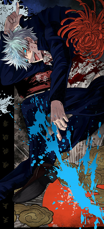 Gojo’s Fierce Force: Jujutsu Kaisen Animated , Satoru Gojo, Anime, Jujutsu Kaisen HD phone wallpaper