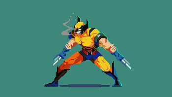 Wolverine 8 Bit, wolverine, 8-bit, superheroes, artwork, art, digital-art HD wallpaper