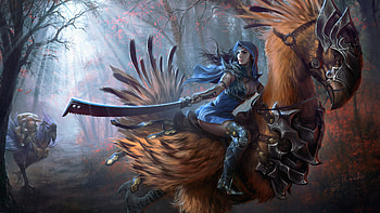 Final Fantasy Chocobo Rider, final-fantasy, games, artist, artwork, digital-art HD wallpaper