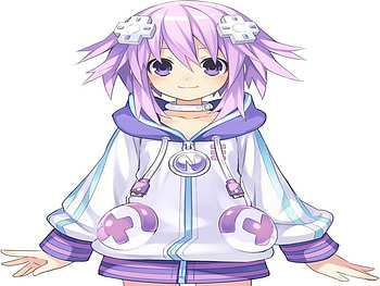 Nepgear from Mk2, nepgear, anime, neptula hyperdimension mk2, game, girl, purple eyes HD wallpaper