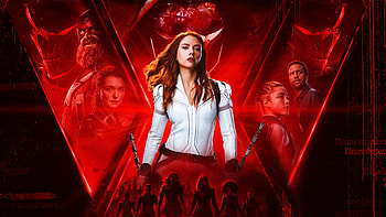 Black Widow , Bold visuals, High-quality art, Dynamic composition HD wallpaper