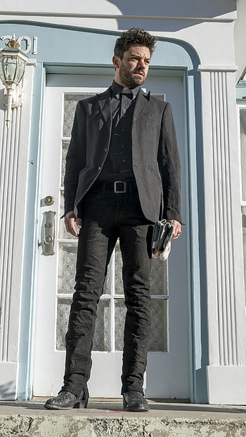 Dominic Cooper, Preacher TV show, Suspenseful series, Captivating HD phone wallpaper
