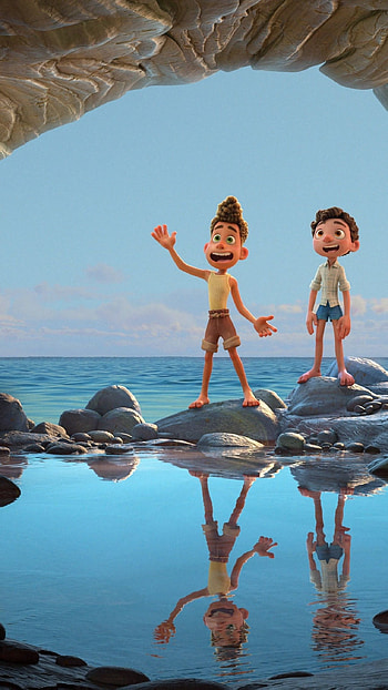luca, disney pixar, animated HD phone wallpaper