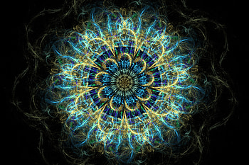 Abstract, Pattern, Fractal, Confused, Intricate, Mandala HD wallpaper