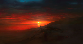 The Accomplished, alone, artist, artwork, digital-art, deviantart HD wallpaper