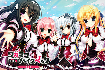 Anime, Wagamama High Spec, Ashe Rufflette Sakuragi, Kaoruko Rokuonji, Mihiro Miyase, Toa Narumi HD wallpaper