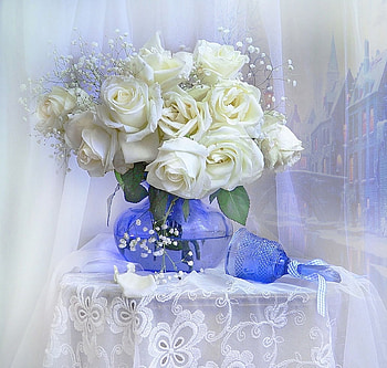 soft, still life, flowers, abstract HD wallpaper