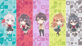 Anime Vibes: Alya’s Hidden Feelings in Russian – Chibi Charm, Anime, Alya Sometimes Hides Her Feelings in Russian HD wallpaper