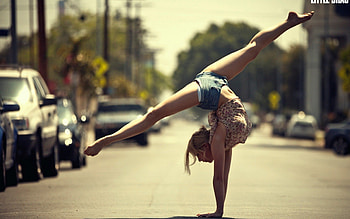 Sports Girl, street, cute, girl, sport HD wallpaper