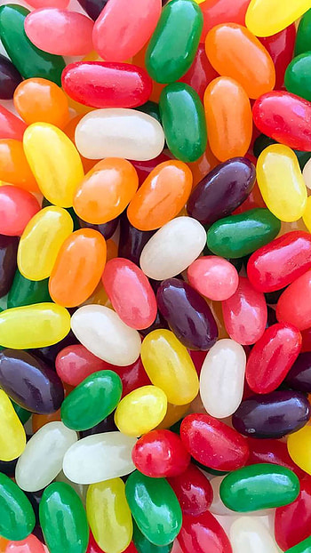 Jelly Beans, Palette of colors, Colorful confectionery, Eye-catching treats HD phone wallpaper