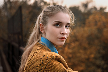 Anna Gerus, woman, model HD wallpaper