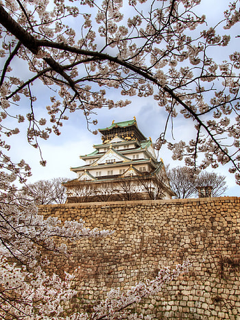 Osaka Castle, Travels, Man-made masterpiece, Historical preservation HD phone wallpaper
