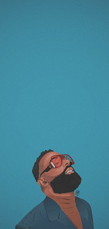 Eladio Carrion BIZARRA, bizarrap, eladiocarrion, glasses, head, rap, style, music, blue, vexelart, BZRP HD phone wallpaper