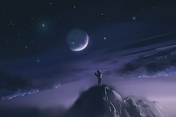 Mount Tranquility , artist, artwork, digital-art, deviantart HD wallpaper