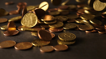 Gold Coin Stock Video, Moving ry, Financial symbol, Valuable footage HD wallpaper