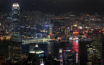 Cities, Night, City, Skyscrapers, Neon, China, Hong Kong, Hong Kong S.a.r HD wallpaper