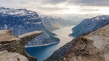 Norway's famous trio, Preikestolen adventure, Kjeragbolten challenge, Trolltunga thrill HD wallpaper