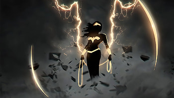 Wonder Woman Minimalism 2020, wonder-woman, superheroes, minimalism, artwork, artist HD wallpaper
