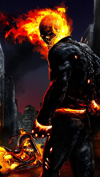 Ghost Rider, Ghost Rider Marvel Superhero HD phone wallpaper