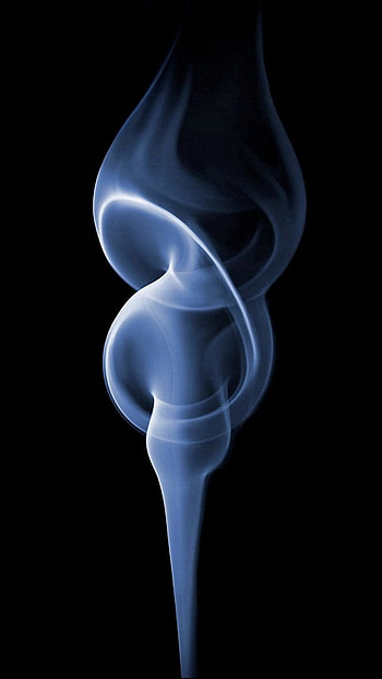 Smoke, Light Blue HD phone wallpaper