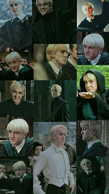 draco malfoy, collage HD phone wallpaper