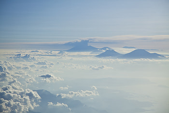 Nature, Sky, Clouds, Height HD wallpaper