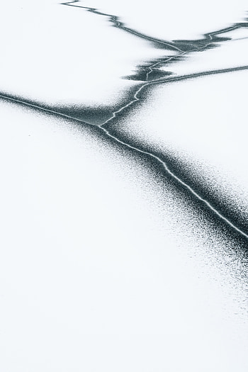 Ice, Snow, Minimalism, Cracks, Crack HD phone wallpaper