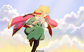 Howl's Moving Castle Howl And Sophie ... HD wallpaper