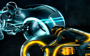 Tron movie, Awesome , Futuristic visuals, Digital world HD wallpaper