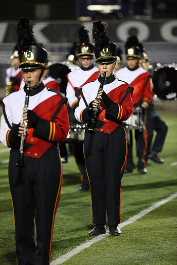 State marching band championships, Musical showcase, Competitive spirit, Artistic talent HD phone wallpaper