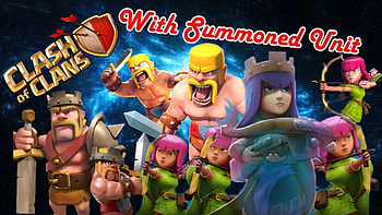 Clash of Clans: Barbarian King & Archer Queen With New Special Ability+Summon! First Live in Action - YouTube HD wallpaper