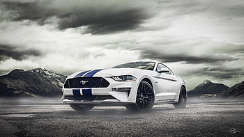 6 Gen, Ford Mustang HD wallpaper