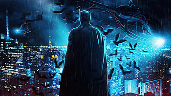 Batman, Gotham City HD wallpaper