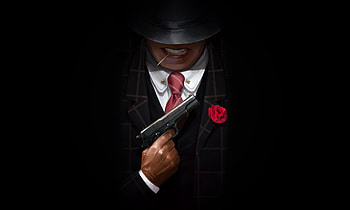 Gangstar With Gun, artist, artwork, digital-art HD wallpaper