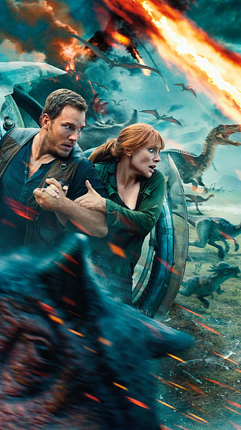 Jurassic World: Fallen Kingdom (2022) movie HD phone wallpaper