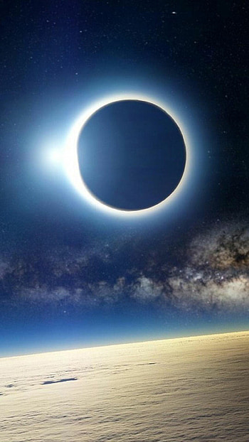 Solar Eclipse, Celestial marvel, Astronomical phenomenon, Dazzling spectacle HD phone wallpaper