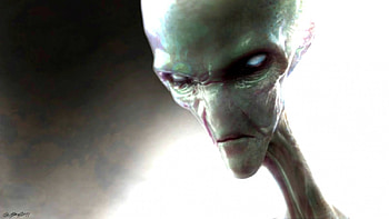 GREY, UFO, SPACE, ALIEN HD wallpaper