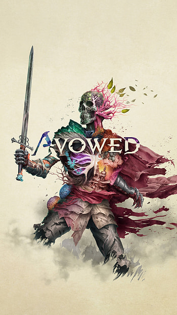 Avowed Game Skeleton Warrior, video game, Avowed, skeleton HD phone wallpaper