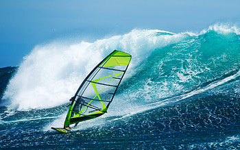 Windsurfing , Ocean adventures, Extreme sports, Summer sports excitement HD wallpaper