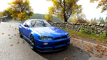 Forza Horizon 4, Nissan Skyline R34 HD wallpaper