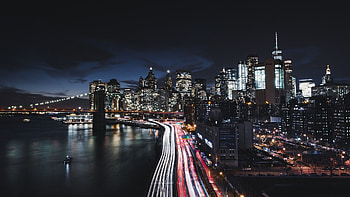 New York, Night, Travels, Laptop HD wallpaper