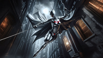 Batwoman Warrior, batwoman, superheroes, artwork, art, ai, digital-art, deviantart HD wallpaper