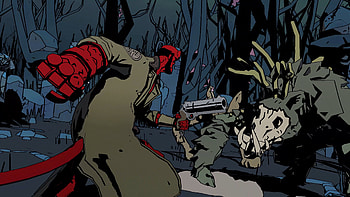 Hellboy: Web of Wyrd, video game, Hellboy Web of Wyrd HD wallpaper
