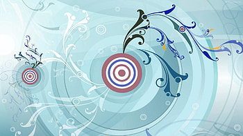 Patterns, Vector, Target HD wallpaper