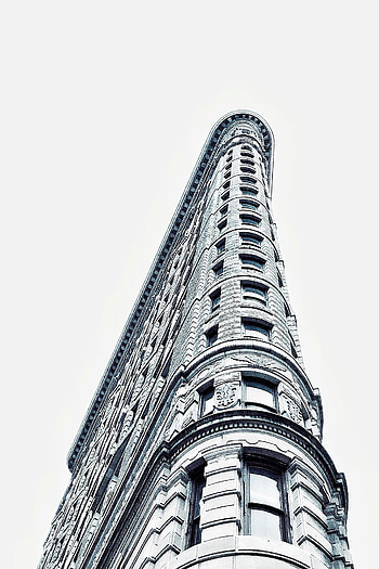 BW, old building, facade HD phone wallpaper