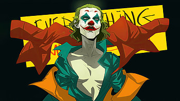Joker Stairway Performance, joker, supervillain, superheroes, artwork, digital-art HD wallpaper