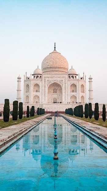 Taj Mahal, India, Travel graphy, Monument of love HD phone wallpaper
