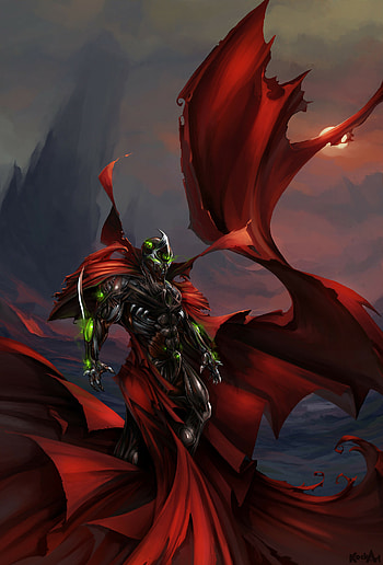 Hellspawn, The Bioboosted Hellspawn, Dark fantasy, Comic book HD phone wallpaper