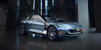 Qoros MILE 1, EV Coupe, concept car HD wallpaper