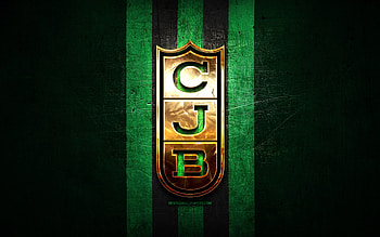 Joventut Badalona, golden logo, ACB, green metal background, spanish basketball team, Joventut Badalona logo, basketball, Club Joventut Badalona HD wallpaper
